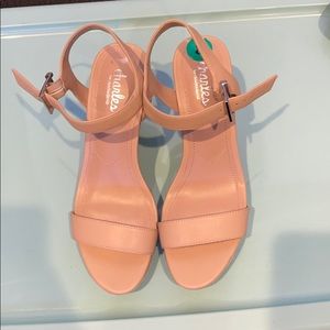 Charles Charles David tan espadrille wedges